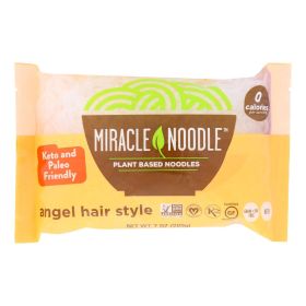 Miracle Noodle Pasta - Shirataki - Miracle Noodle - Angel Hair - 7 Oz - Case Of 6