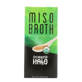 Ocean's Halo Broth Miso - Case Of 6 - 32 Fz