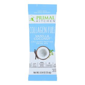 Primal Kitchen Vanilla Coconut Collagen Peptide Drink Mix, Vanilla Coconut - Case Of 12 - .54 Oz